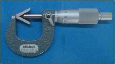 Three trenches Outside Micrometer